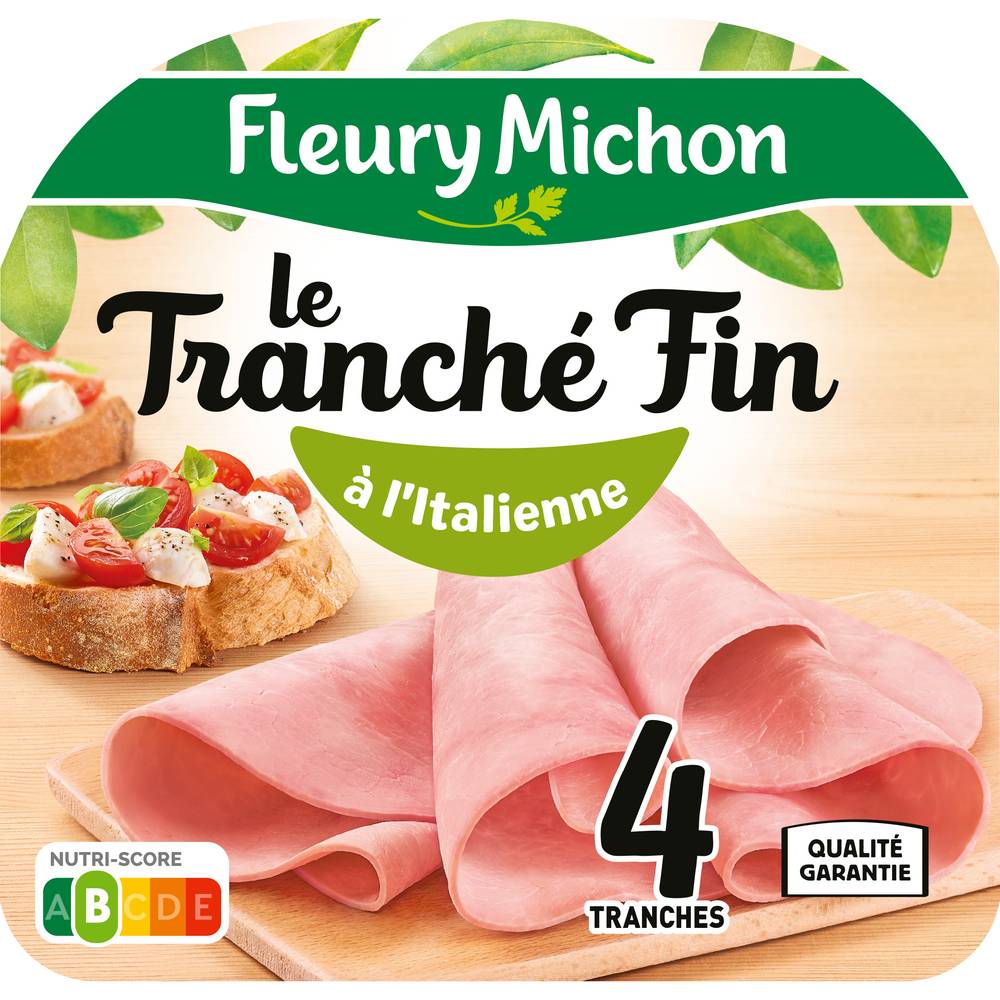 Fleury Michon - Jambon blanc le tranché fin sans couenne à l'italienne (4)