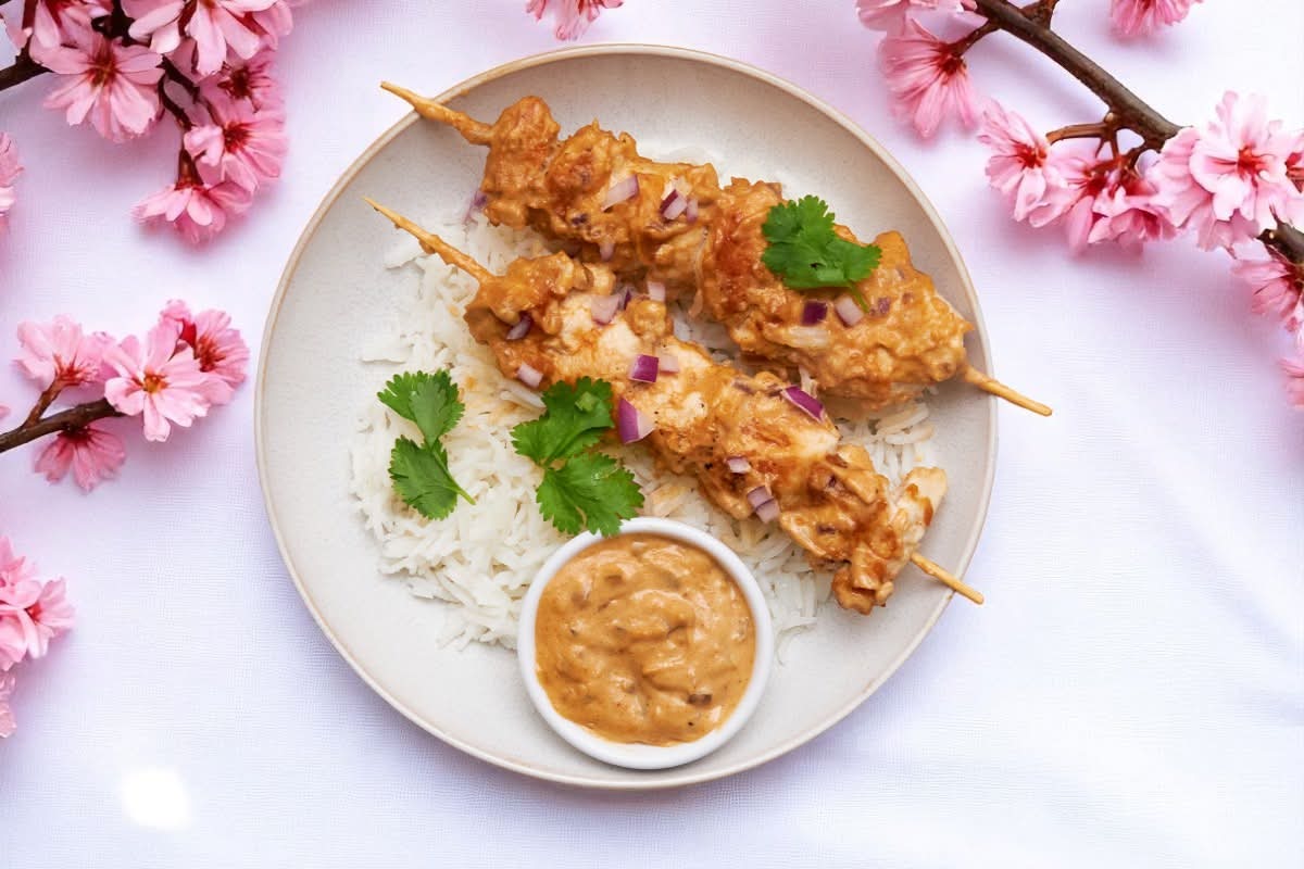 🍢🍢Brochettes avec sauce Satay