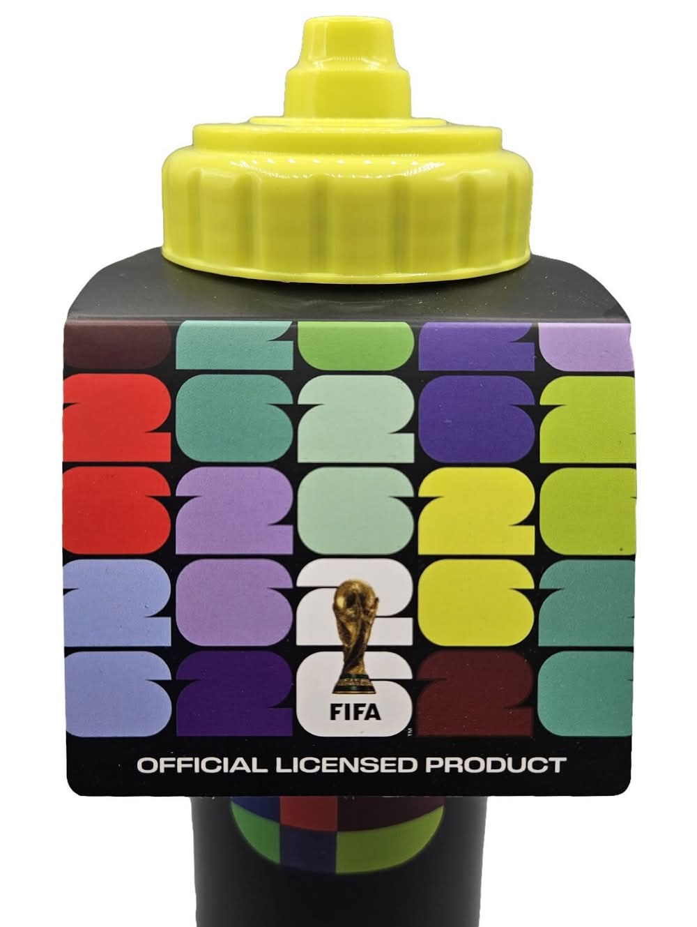 Fifa Squeeze Water Bottle, Black, 32 Oz
