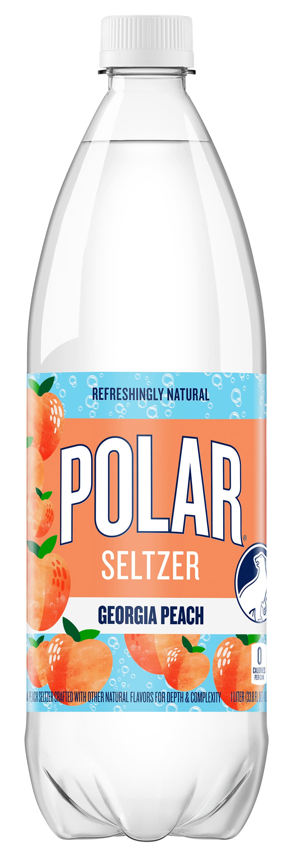 Polar Georgia Peach Seltzer (1 L)