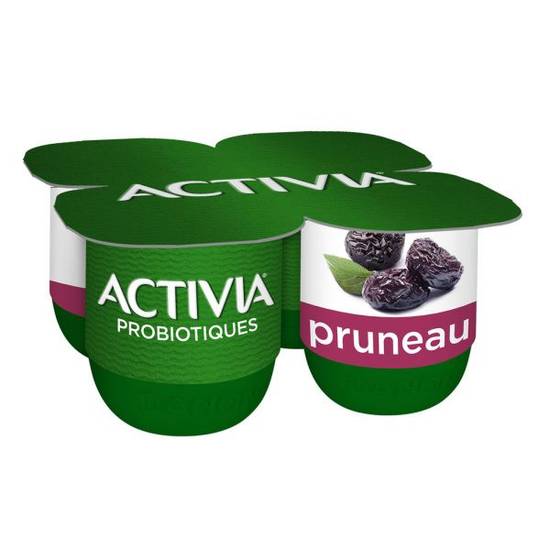 Yaourt aux fruits bifidus pruneau Activia 4x125g