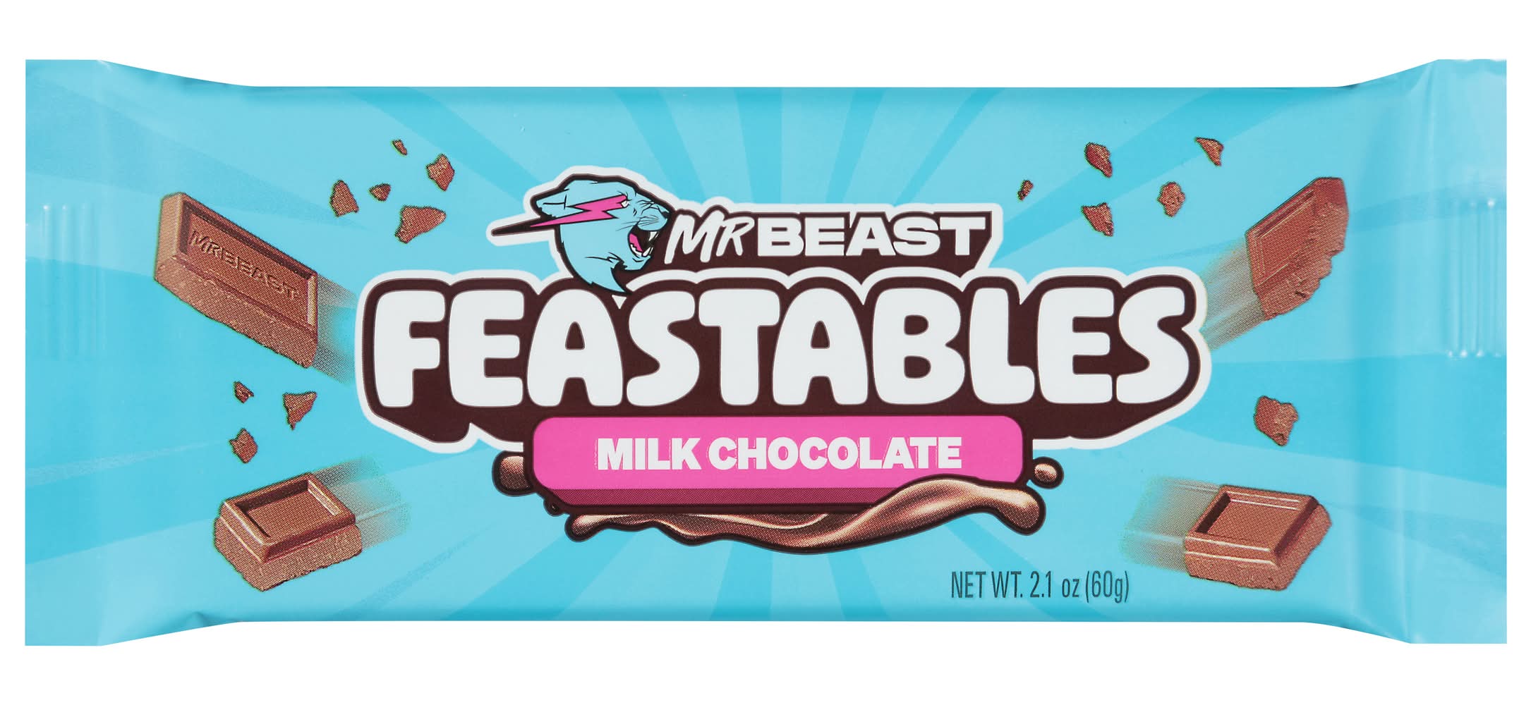 Feastables Milk Chocolate Mr Beast Bar (2.1 oz)