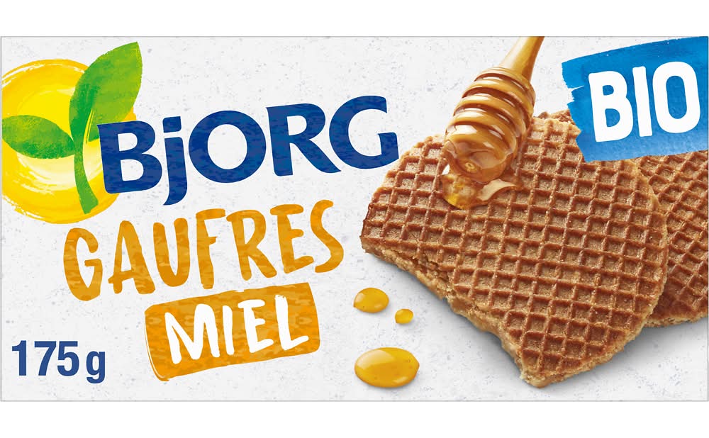 Bjorg - Gaufres au miel bio (175g)