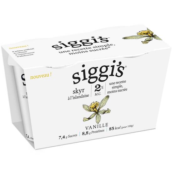 Siggi's - Yaourt vanille (2 pièces)