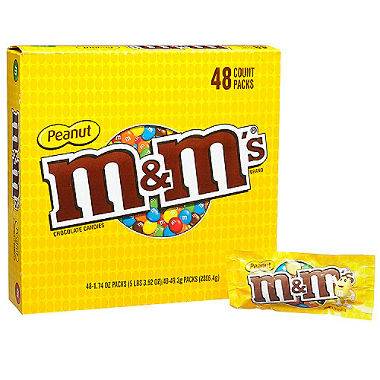 M&M's Peanut Candy - 48 Ct (48 Units)