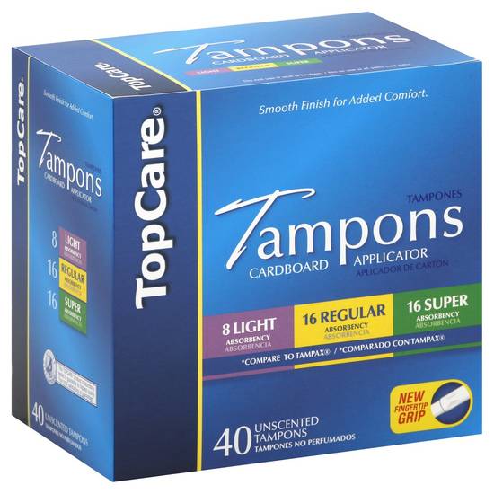 Topcare Assorted Absorbency Tampons (40 ct)