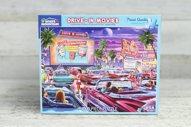 Family Night Drive In Movie Puzzle