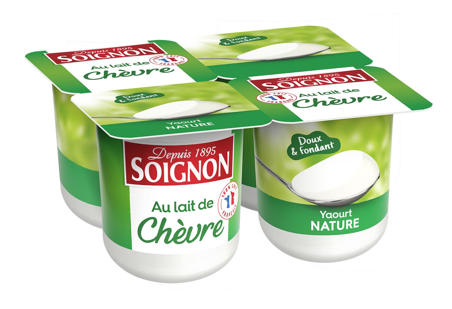 Soignon - Yaourt au lait de chèvre nature (500g)