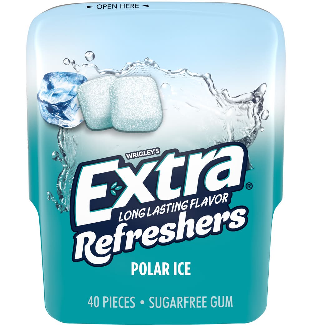 Wrigley's Extra Polar Ice Refreshers Chewing Gum (2.5 lbs, 40 ct)