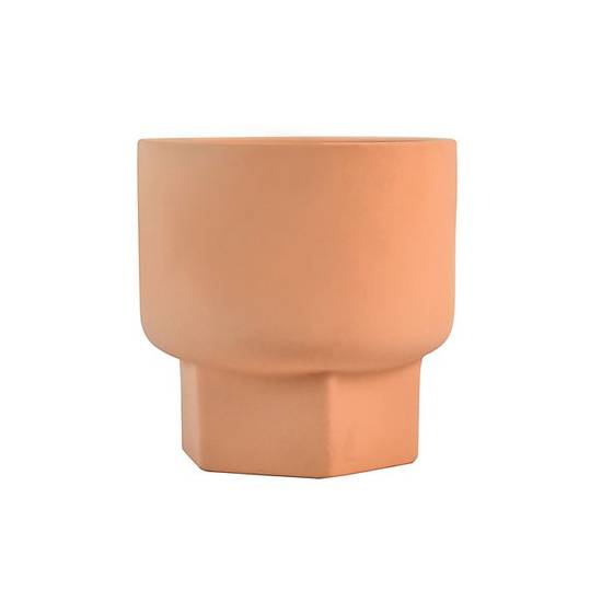 Round Simple 8-Inch Small Planter in Terracotta