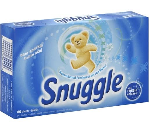Snuggle Blue Sparkle Fabric Softener Sheets, Fresh (40 ct)