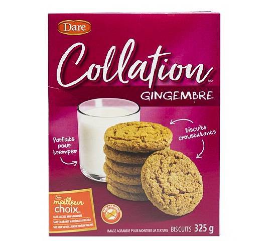 Collation Ginger Cookies Dare, 325 g