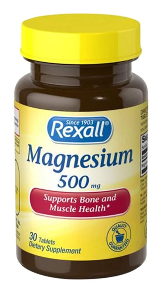 Rexall Magnesium 500 Mg Tablets 30 Ct