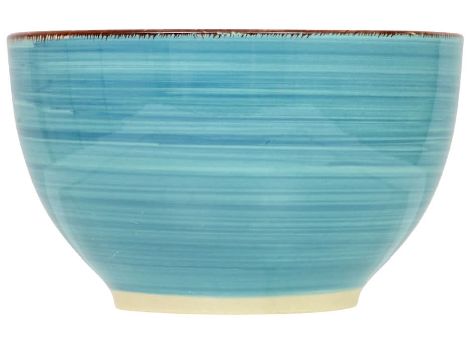 Royal Norfolk Turquoise Swirl Stoneware Bowl