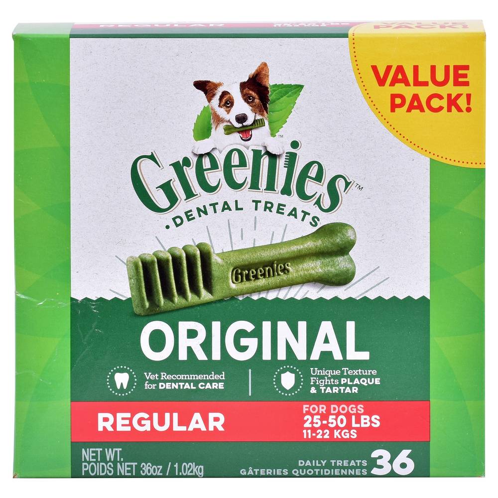 Greenies Dental Treats, Original, 36 oz