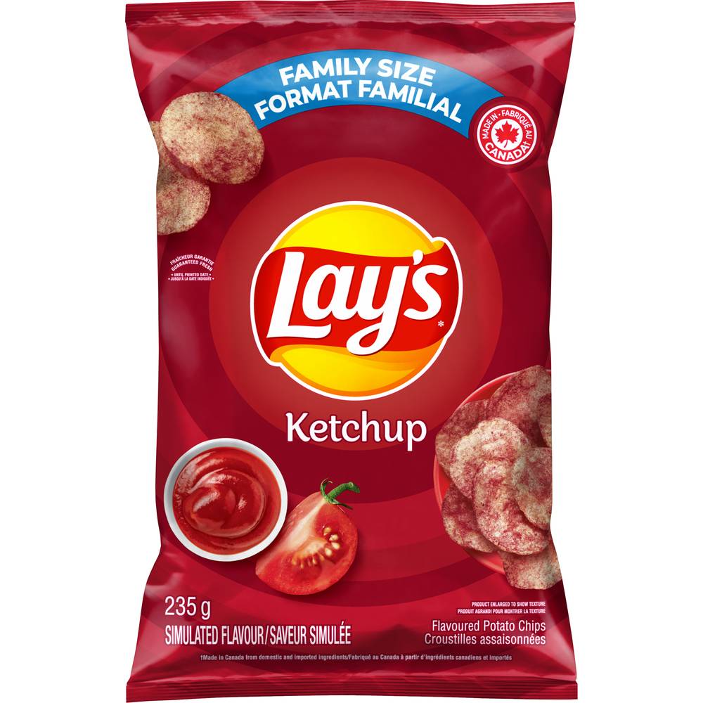 Lay's Ketchup Potato Chips (235 g)