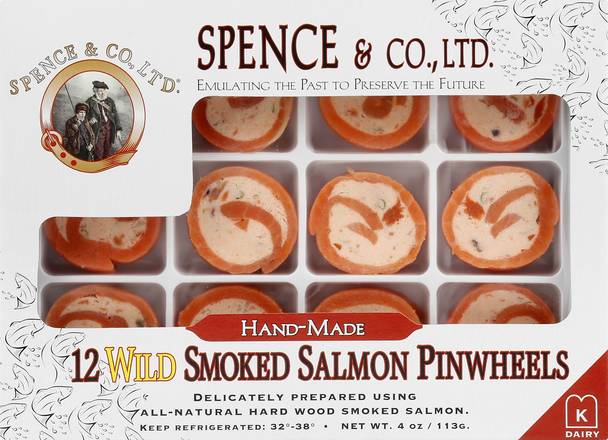 Spence & Co. Handmade Wild Smoked Salmon Pinwheels (12 ct)