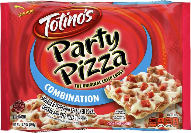 Totino's Combination Party Pizza the Original Crisp Crust