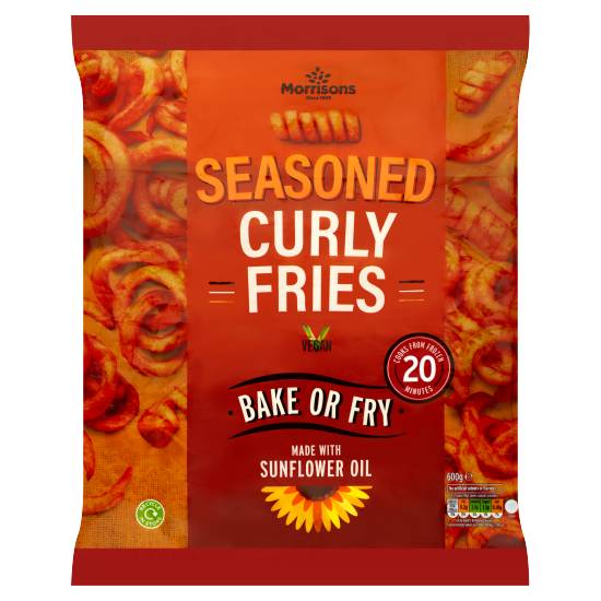 Morrisons Seasoned Curly Fries (600g)