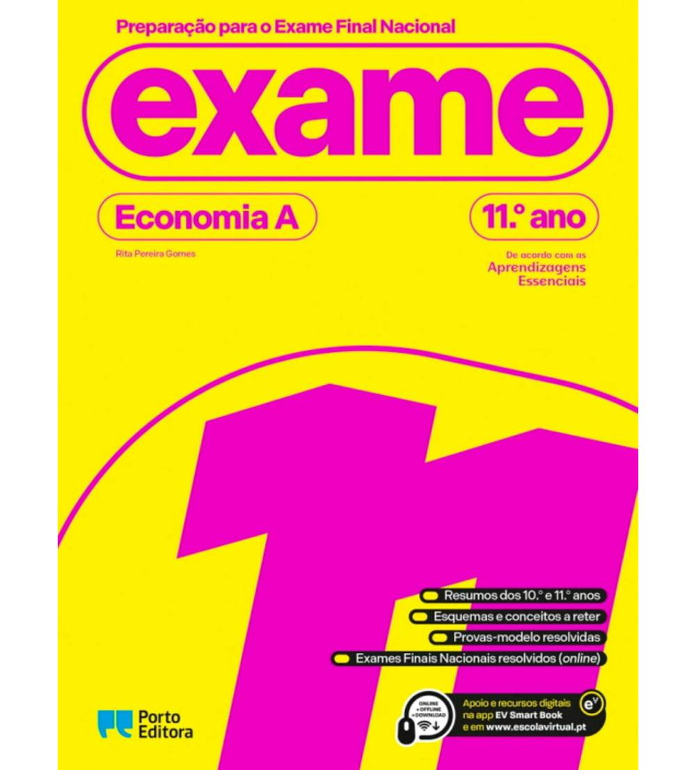 Preparação para o Exame Final Nacional - Economia A - 11.º Ano de Rita Pereira Gomes