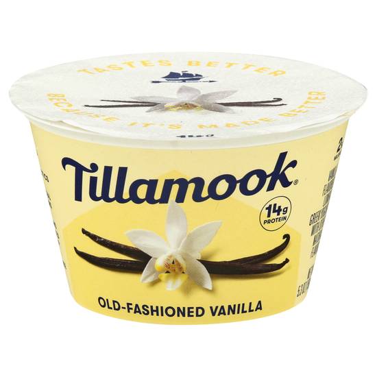 Tillamook Lowfat Old-Fashioned Vanilla Greek Yogurt (5.3 oz)