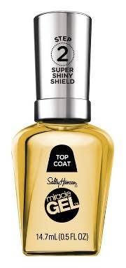 Sally Hansen Miracle Gel Top Coat Nail Polish, Supershiny Shield (0.5 fl oz)