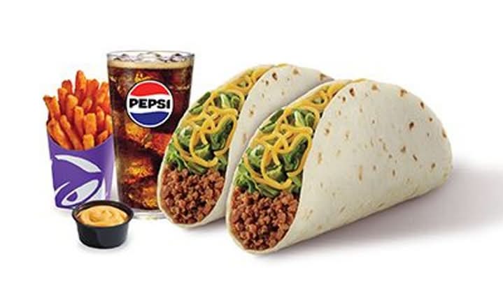 2 Beef Soft Tacos Combo