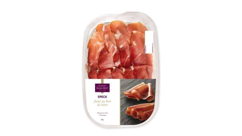Monoprix Gourmet Speck fumé au bois de hêtre Le paquet de 7 tranches - 80 g