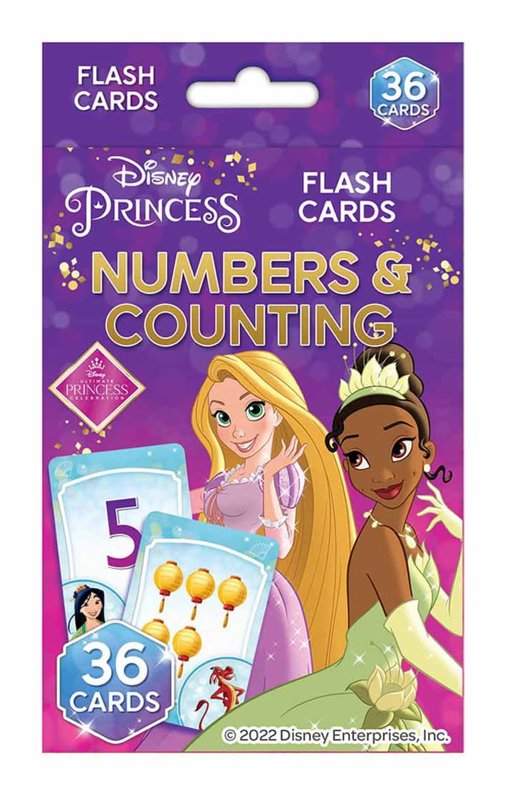 Disney Licensed Flashcards Assorted 36 Cards