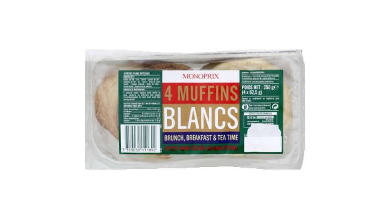 Monoprix - Muffins (blancs)