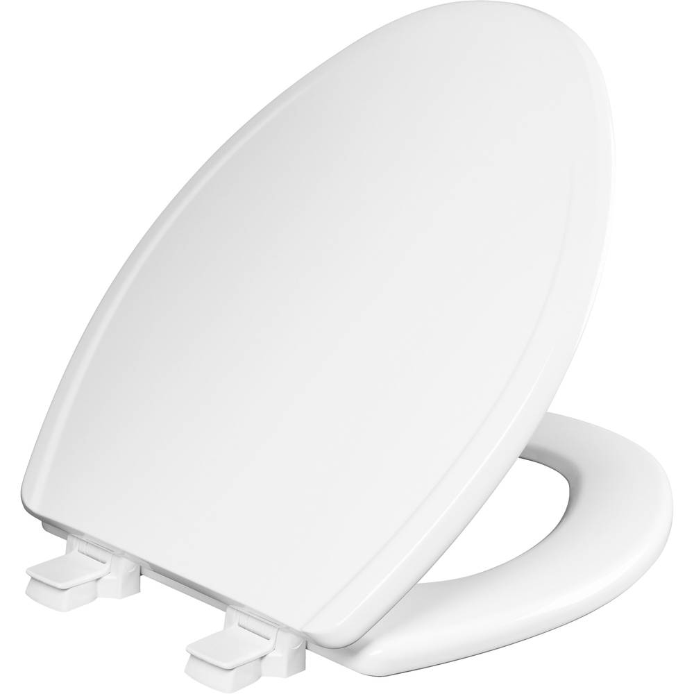 Mayfair by Bemis Bayfield Wood White Elongated Toilet Seat | 1721EC 000