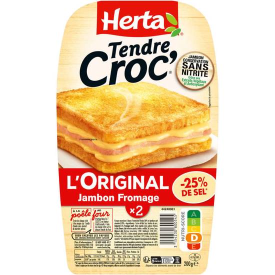 Herta Tendre Croc' Jambon 200g