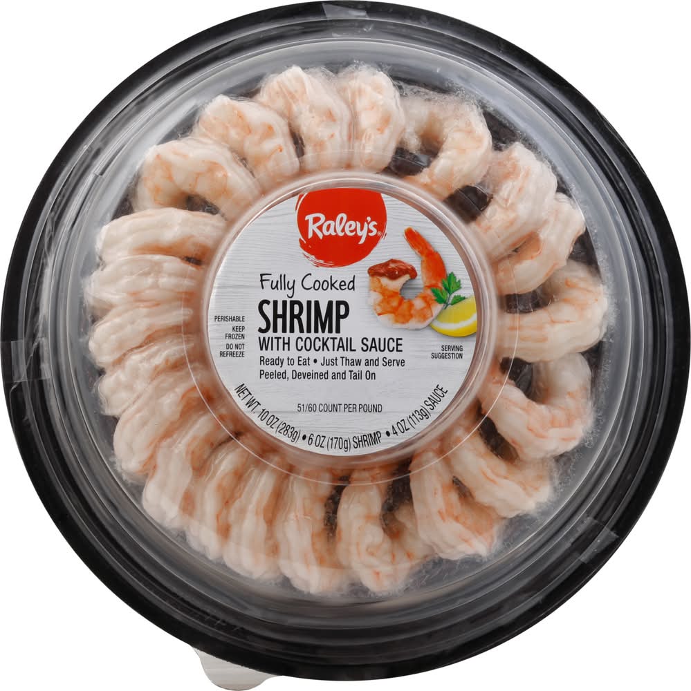 Raley's Fully Cooked Shrimp With Sauce (10 oz)