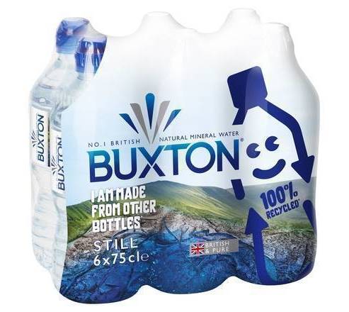 Buxton Still Natural Mineral Water Sports Cap 6x750ml
