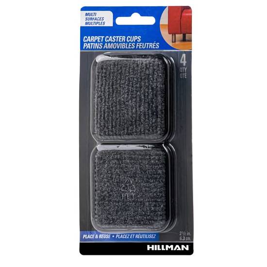 Hillman Carpet Caster Cups (4 units)