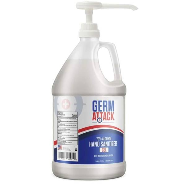 Germ Attack Antibacterial Gel Hand Sanitizer, Unscented