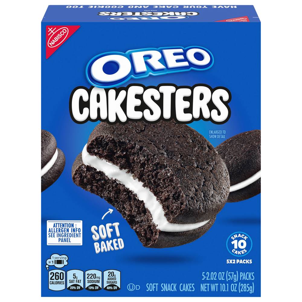 Oreo Cakesters Soft Baked Snack Cakes (10.1 oz, 5 ct)