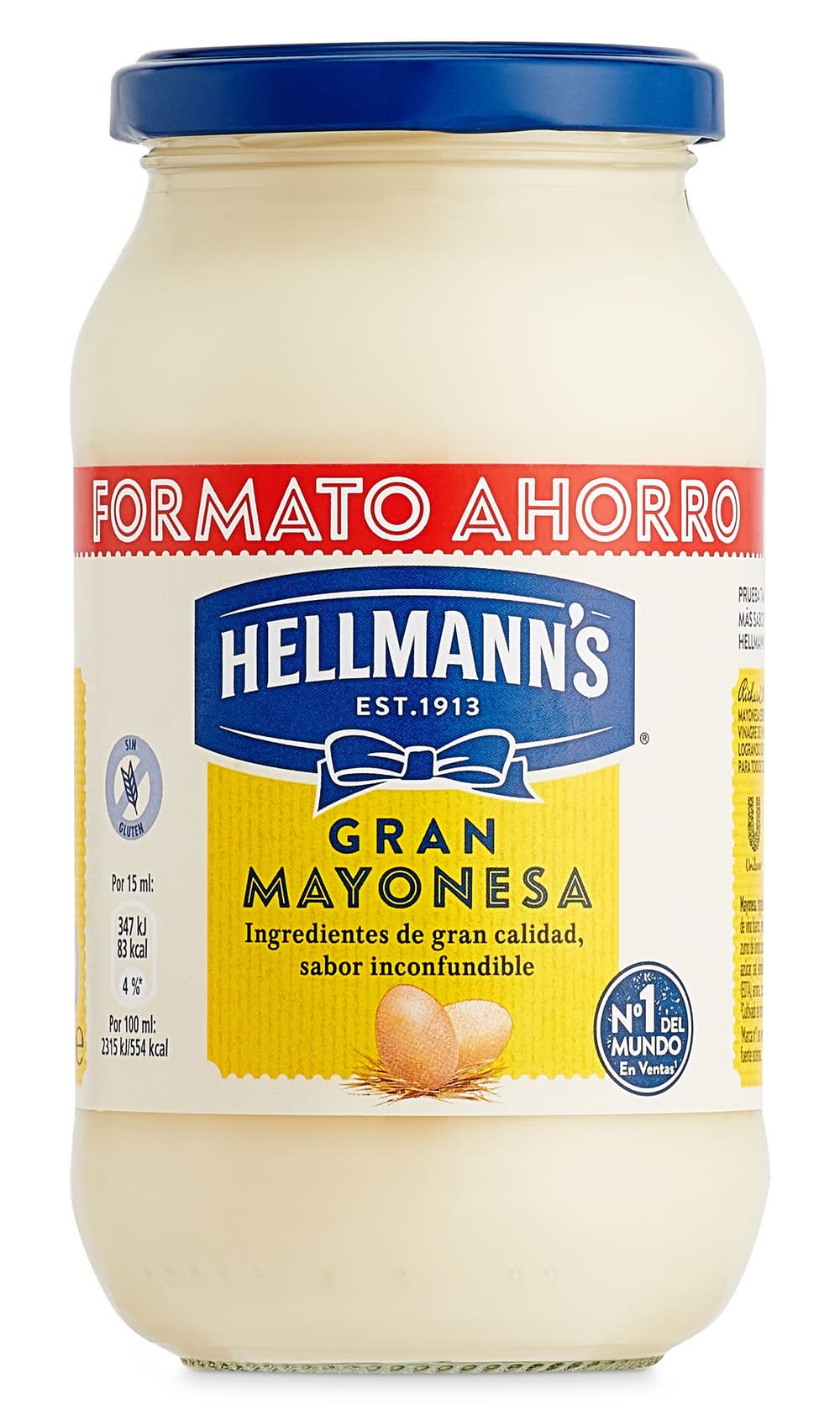 Gran Mayonesa Hellmann's Frasco 450 Ml