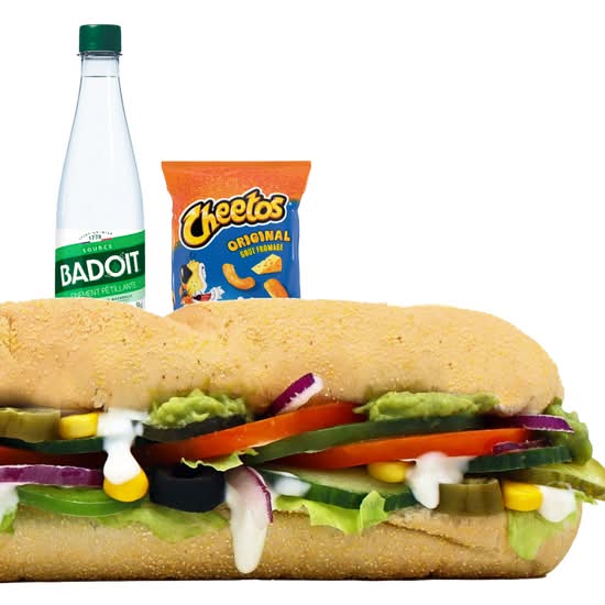 Menu SUB15 Veggie Delite