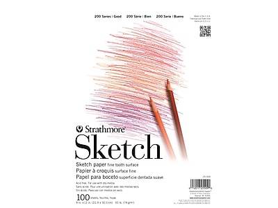 Strathmore 200 Series 9 x 12 Tape Bound Sketch Pad, 100 Sheets/Pad (25-509)