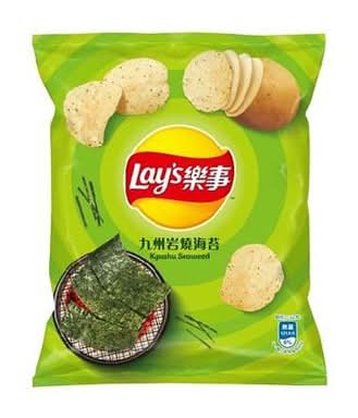 Lay’sLay’s樂事 洋芋片 - 九州岩燒海苔 (34 g)