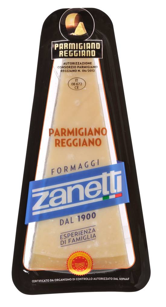 Zanetti Parmigiano Reggiano Pdo 200g