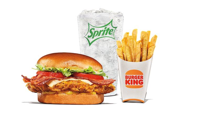 BK Honey Mustard Royal Crispy Chicken Medium Combo