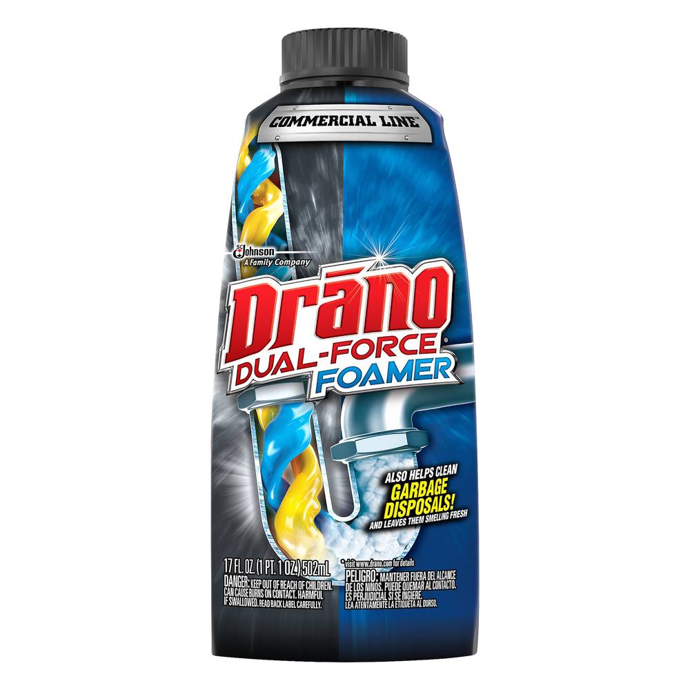 Drano Dual-Force Foamer Clog Remover (17 fl oz)