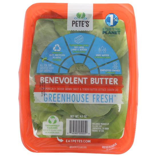 Pete's Greenhouse Fresh Benevolent Butter (4.5 oz)