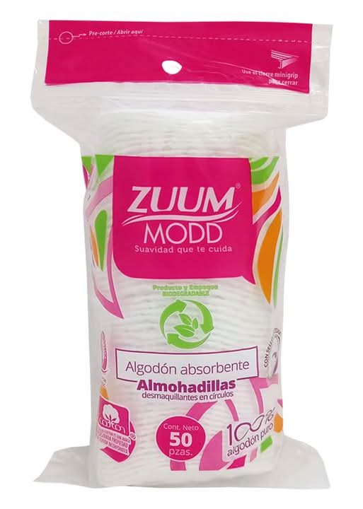Zuum · Modd almohadillas de algodón desmaquillantes (50 un)