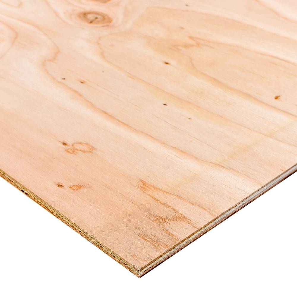 15/32-in x 4-ft x 4-ft Pine Sanded Plywood | 100239