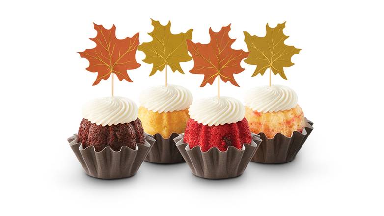 Fall Leaves Bundtinis® - Signature Assortment and Toppers