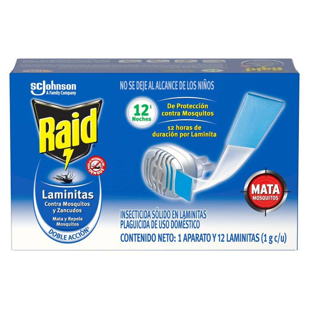 Raid · Insecticida en laminitas (13 un)