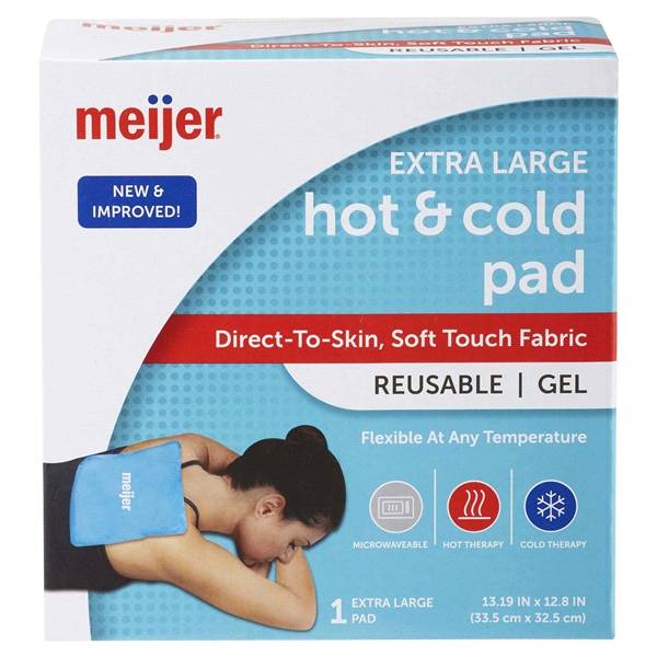Meijer Extra Large Reusable Gel Hot & Cold Pad (1 ct)